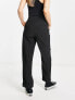 & Other Stories tailored trousers in black