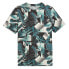 Фото #1 товара Puma Classics Brand Love Graphic Crew Neck Short Sleeve T-Shirt Mens Black, Gree