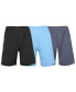 ფოტო #1 პროდუქტის Men's Moisture Wicking Performance Mesh Shorts, Pack of 3