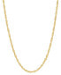 Singapore Link 20" Chain Necklace in 14k Gold
