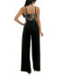 Фото #2 товара Crave Fame Juniors' Strappy Sweetheart-Neck Jumpsuit
