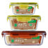 Benetton 400ml / 800ml / 1L Borosilicate Airtight Container 3 Units