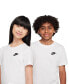 ფოტო #4 პროდუქტის Big Kids Sportswear Embroidered Logo Graphic T-Shirt