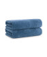 Фото #4 товара Luxury Turkish Bath Towels, 2-Pack, 600 GSM, Extra Soft Plush, 30x60, Solid Color Options with Dobby Border