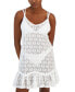 Фото #4 товара Women's Lace Drop-Waist Cover-Up, Created for Macy's