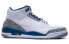 Фото #2 товара Jordan Air Jordan 3 retro "White and True Blue" 奇才 耐磨 低帮 复古篮球鞋 男款 白蓝 / Кроссовки Jordan Air Jordan CT8532-148