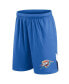 Фото #2 товара Men's Blue Oklahoma City Thunder Slice Shorts