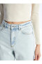 Yüksek Bel Slim Fit Kadın Jean Pantolon Pantolon