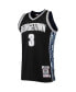 ფოტო #3 პროდუქტის Men's Allen Iverson Black Georgetown Hoyas 1995-96 Authentic Throwback Jersey