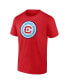 Фото #3 товара Men's Xherdan Shaqiri Red Chicago Fire Authentic Stack Name and Number T-shirt