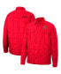 Фото #1 товара Men's Red Maryland Terrapins Detonate Quilted Full-Snap Jacket