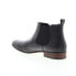 English Laundry Kipp EL2461B Mens Black Leather Slip On Chelsea Boots 10