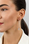Stylish long chain earrings EA698W