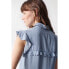 SALSA JEANS Lyocell Ruffle Long Sleeve Shirt