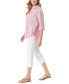 ფოტო #6 პროდუქტის Women's Amanda Striped Button-Front Shirt