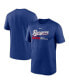 Фото #1 товара Men's Royal Texas Rangers 2023 Postseason Authentic Collection Dugout T-shirt