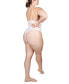 Women's Emilie Sleeveless Sheer Mesh Lace Thong Bodysuit