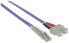 Фото #4 товара Intellinet Fiber Optic Patch Cable - OM4 - LC/SC - 1m - Violet - Duplex - Multimode - 50/125 µm - LSZH - Fibre - Lifetime Warranty - Polybag - 1 m - OM4 - LC - SC