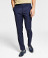 Фото #2 товара Men's Skinny Fit Wrinkle-Resistant Wool-Blend Suit Separate Pant, Created for Macy's