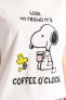 Fall In Love Snoopy Regular Fit Kısa Kollu Pijama Takımı B6171ax24sp