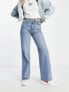 Stradivarius 90s dad jeans in vintage blue