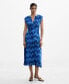 ფოტო #1 პროდუქტის Women's Belt Printed Dress