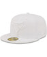 Фото #1 товара Men's Toronto Blue Jays White on White 59FIFTY Fitted Hat