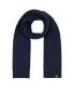 Фото #1 товара Men's Leather Patch Cable Scarf