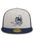 Men's Cream, Navy Dallas Cowboys 2023 Sideline Historic 59FIFTY Fitted Hat Cream, Navy, 6 7/8 - фото #4