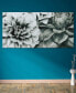 Фото #3 товара Blossoms Frameless Free Floating Tempered Art Glass Wall Art by EAD Art Coop, 36" x 72" x 0.2"