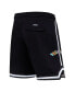 ფოტო #3 პროდუქტის Men's Black Philadelphia 76ers Washed Neon Shorts