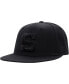 Фото #2 товара Men's Penn State Nittany Lions Black On Black Fitted Hat
