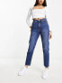 & Other Stories stretch tapered leg jeans in old blue