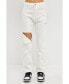 Фото #2 товара Women's High Waist Ripped Jeans