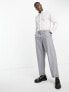 Фото #1 товара New Look relaxed pleat smart trousers in blue check