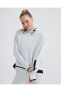 Фото #4 товара W 2Xi-Lock Hoodie Sweatshirt Kadın Gri Sweatshirt S232207-043