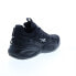 Фото #16 товара Reebok Solution Mid Mens Black Leather Lace Up Athletic Basketball Shoes