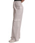 Фото #3 товара Women's High-Rise Drawstring Wide-Leg Cargo Pants