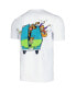 ფოტო #3 პროდუქტის Men's and Women's White Scooby-Doo Mystery Machine T-shirt