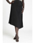 Фото #2 товара Plus Size Oblong Hem Skirt - 22, Black Onyx