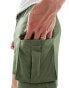 ASOS 4505 technical jersey training shorts with cargo pocket in khaki Зеленый, XS - W30 - фото #3