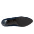 Фото #7 товара Trotters Kiera T1805-405 Womens Blue Leather Slip On Pumps Heels Shoes