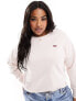 Фото #1 товара Levi's Plus sweatshirt with small batwing logo in pink