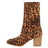 Фото #3 товара Corkys Wicked Leopard Pull On Womens Brown Casual Boots 80-9981-LEOP