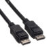 Фото #2 товара VALUE DisplayPort Cable - DP-DP - M/M 10 m - 10 m - DisplayPort - DisplayPort - Male - Male - 4096 x 2560 pixels
