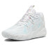Фото #2 товара Puma Mb.03 Iridescent Basketball Mens White Sneakers Athletic Shoes 37990401