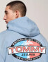 Фото #4 товара Tommy Jeans Pullover Hoodie in Blue Grey