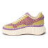 COCONUTS by Matisse Go To Platform Lace Up Womens Purple, Yellow Sneakers Casua