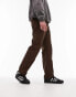 Topman carpenter trousers in brown