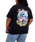 Trendy Plus Size Bronco Back Hit Cotton T-Shirt